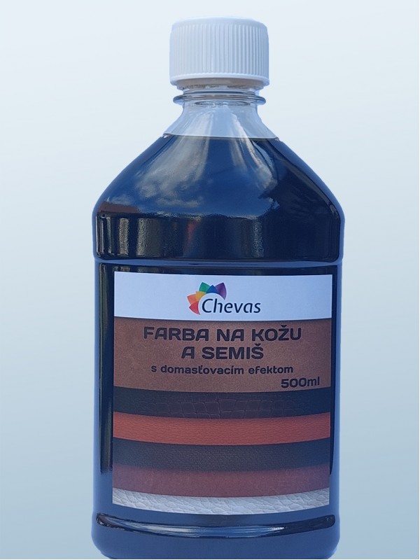 Farba na kožu a semiš - 500ml