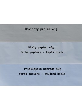 Biely papier 45g - 1...